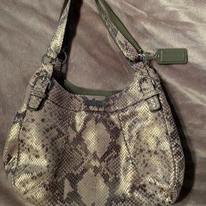 Coach Snake Skin Purse